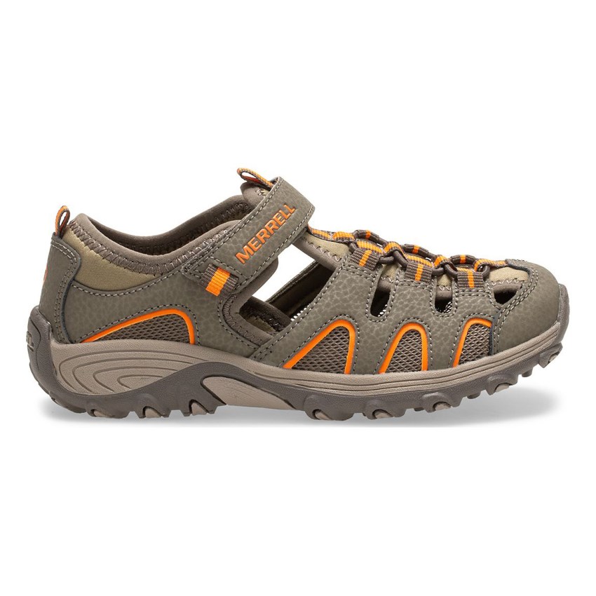 Sandales Merrell Hydro H2O Hiker Vert Foncé Olive Enfant | Y.O.XTBD